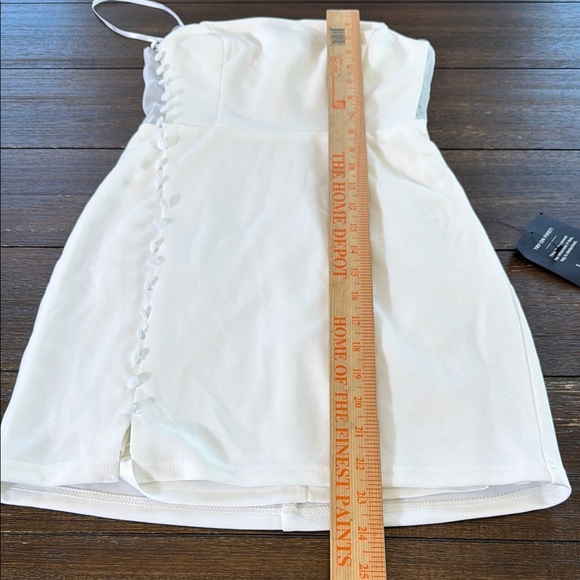 Lulus Loving the Feeling White Strapless Bodycon Mini Dress XS - Picture 8 of 13